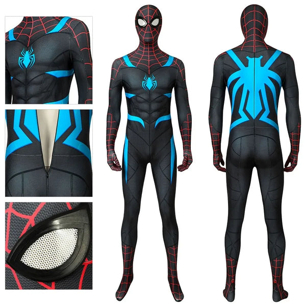 Halloween Adults Kids Spider man PS4 Secret War Costume Superhero Cosplay Zentai Suit Game Men Boys Male Bodysuit Party JumpSuit
