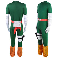 Anime Rock cos Lee Cosplay Costume Jumpsuit Outfits Halloween Carnival Suit