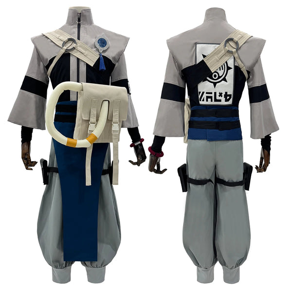 Gachiakutata Anime Zankaka Cosplay Costume Convention Halloween Christmas Embroidery Jacket Pants Bag