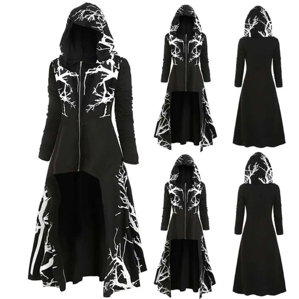 New Arrival Oktoberfests Cosplay Costume - Irregular Print Long Sleeved Cape