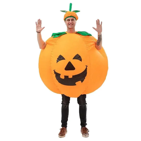 Pumpkin Inflatable Costume Halloween Cosplay Doll Performance Costume Fun and Funny Performance Costume