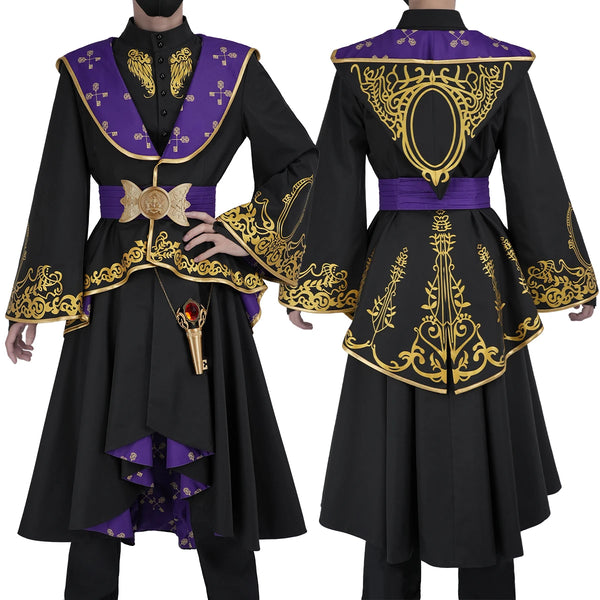 Twisteded Game Cosplay Costume Ceremonialal Robes Heartslabyulul Savanaclawaw Octavinellele Scarabiaia Pomefiorere ‌Ignihydede Diasomniaia
