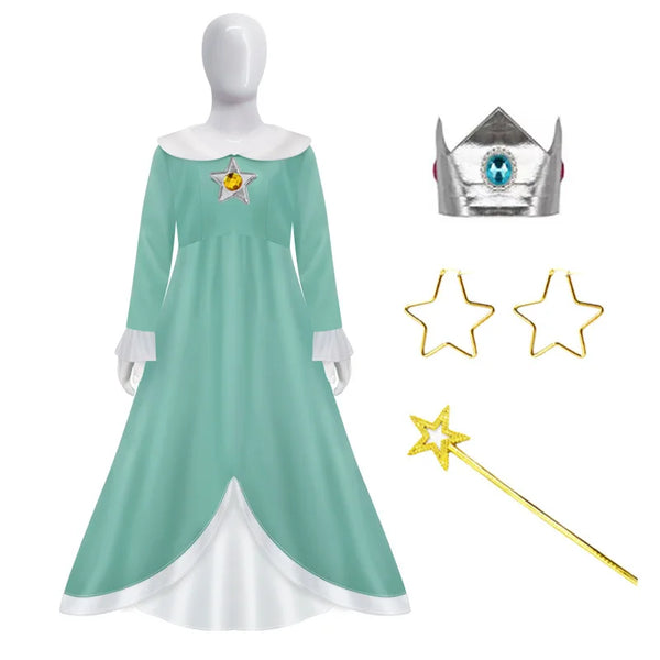 Galaxy Rogettata Cosplay Princess Dress Rosalinana Anime Costume