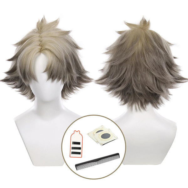 Gachiakutata Anime Rudodo Cosplay Wig Rose Net Synthetic Fiber Adjustable Heat Resistant Cap Halloween Christmas Convention