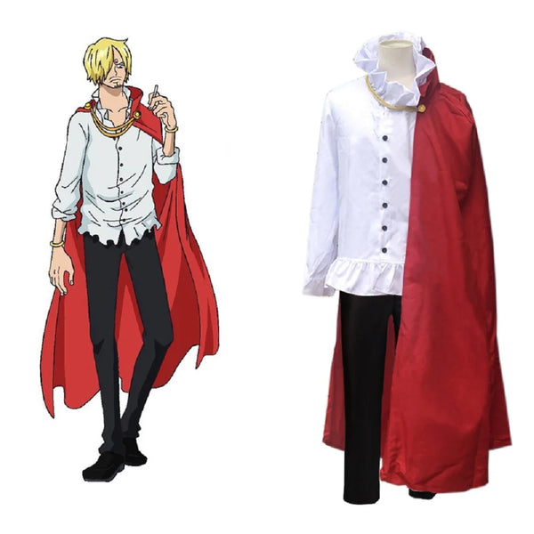 Anime One COS Piece Cosplay Sanjiji Man Costumes