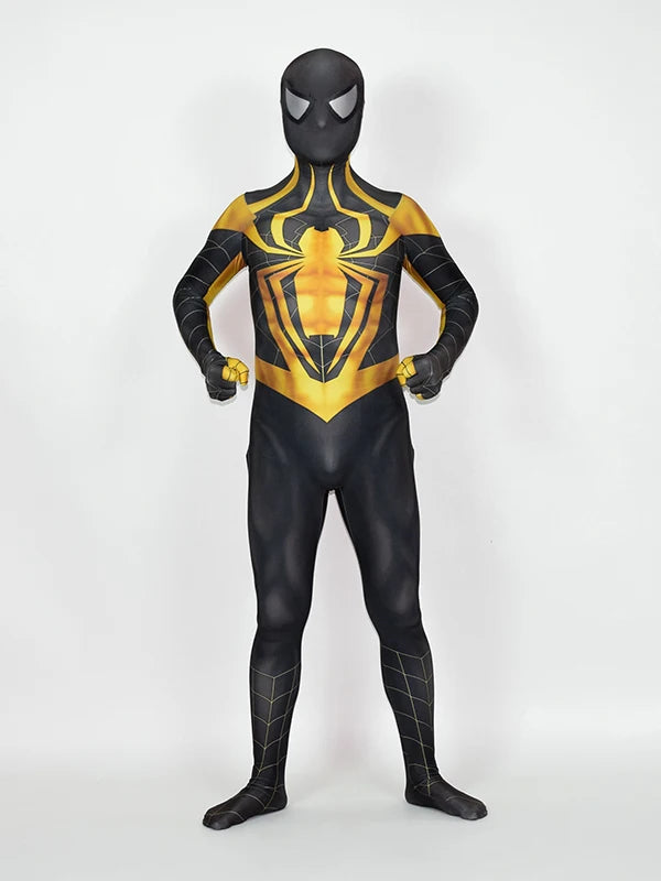 Halloween Adults Kids Spiderman  Mk2 Mod Costume SuperHero Cosplay Zentai Suit Men Boys Male Armor Mk 2 Bodysuit Party JumpSuit