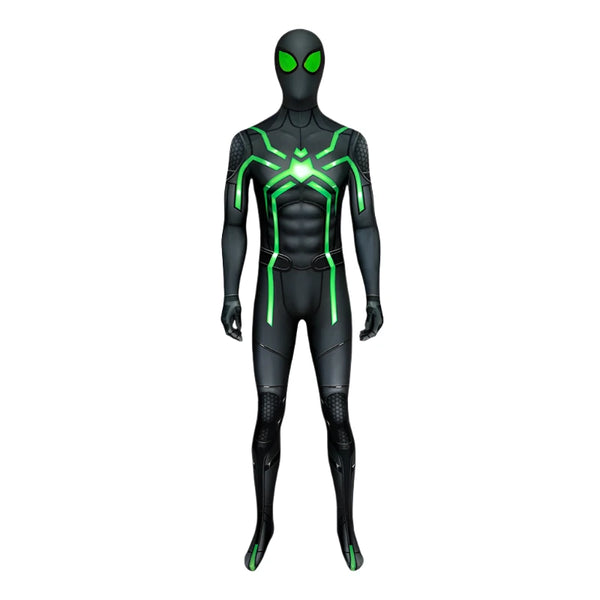 Movie Spider oh Man PS4s Cosplay Costume Stealthth Big Time Suit Adult Bodysuit 3D Printed Stretch Suit Halloween Cosplay