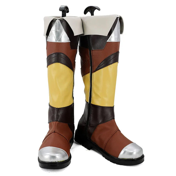 Zeldarar Cosplay the Kingdomom Tearsrs Princess Cosplay Shoes Leather Boots for Women Fantasiaia Roleplay Costume Halloween Accessories