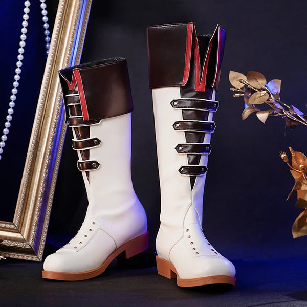 Genshing and Impacts Coswear Accessories Shoes Symphonyny Concerts Game Character Tartagliaia Cosplay Shoes