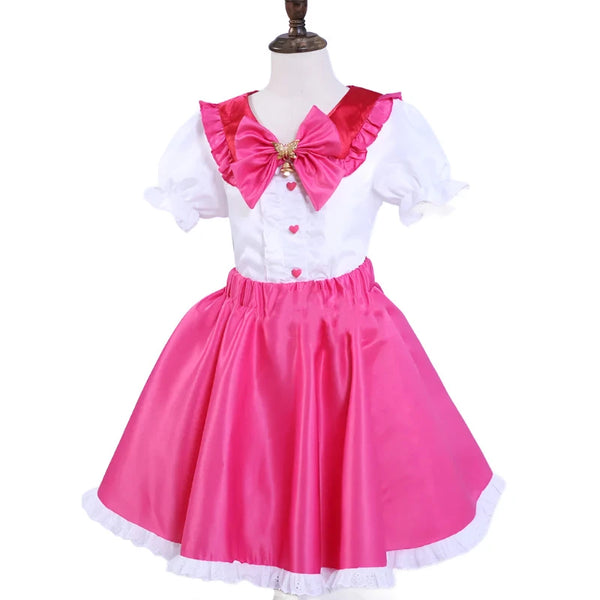 Korean Anime Catch Cosplay Teeniepep Costume Girls Dress Magical a Princess Romimi Battle Clothes Skirt Set Halloween Kids Dresses