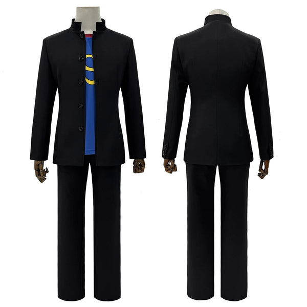 Gintamama Anime Okitata Sougogo Cosplay Costume Coat Pants T-shirt Convention Halloween Christmas