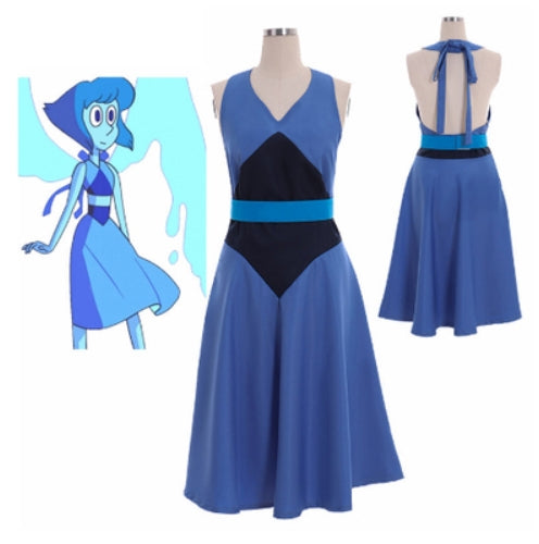 Steven Universe Cosplay Lapis Dress Cosplay Costume