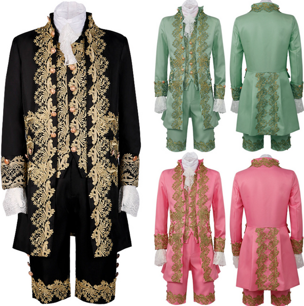 European and American Halloween Palace Prince Dress Performance Suit cos Costume Medieval Retro Costume cosplay Costume
