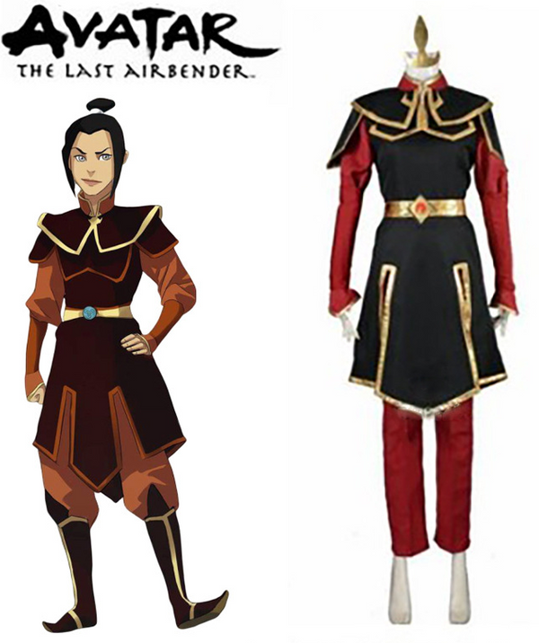 Anime Costume Descending the Avatar Azula Cosplay Costumes for Women Halloween Performance Uniform Clothing