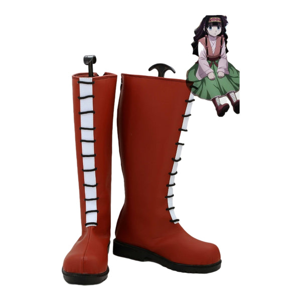 Anime X-Hunter Alluka ZoldyckK Shoes Aruka Cosplay Boots for Halloween Party Customized Halloween Accessories for Adult