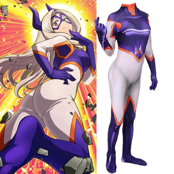 My Hero Academiaia MT Lady Cosplay Costume Zentai Outfits Uniform Jumpsuit Bodysuit Catsuit Adult Kids Halloween Prop
