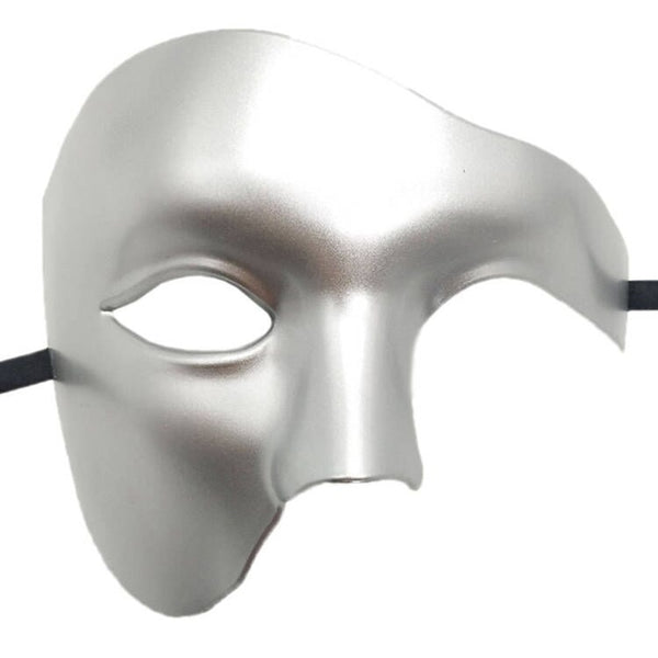 Carnival Half-face Phantom Mask Women Man Antique Opera Phantom Prom Plastic Material Party Cosplay Props Accessory