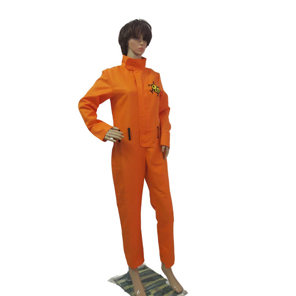 ONE cos PIECE Bepo Cosplay Costume Anime Custom Made Orange Uniform