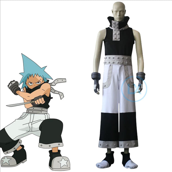 Anime Soul Eater Cosplay Costume Black Star Uniform Cosplay Costume Full Set For Women Men Halloween Costume Clothes Gifts