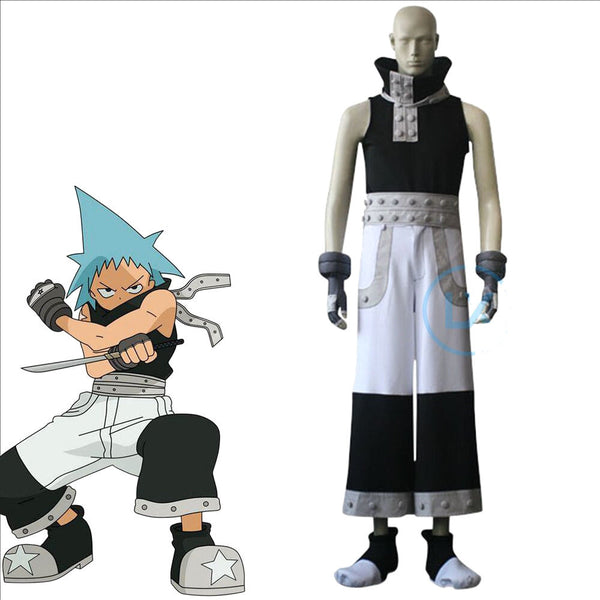 Anime Soul and Eater Cosplay Costume Black Star Uniform Cosplay Costume Full Set For Women Men Halloween Costume Clothes Gifts
