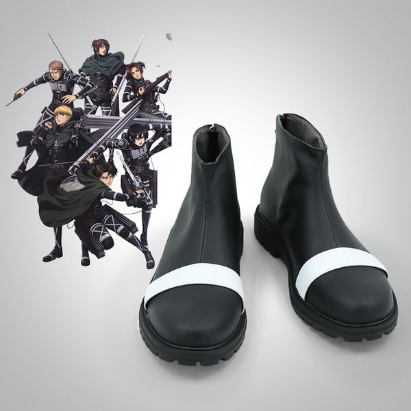 Unisex Anime Cos Attack a On Titanan The Finals a Season Cosplay Boots Shoes Halloween Christmas Party Custom Made