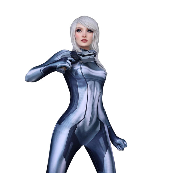 Samusmus Cosplay Araning Costume Game Black Grey Zero Adults Kids Superhero Costumes Halloween Suit Zentai Bodysuit
