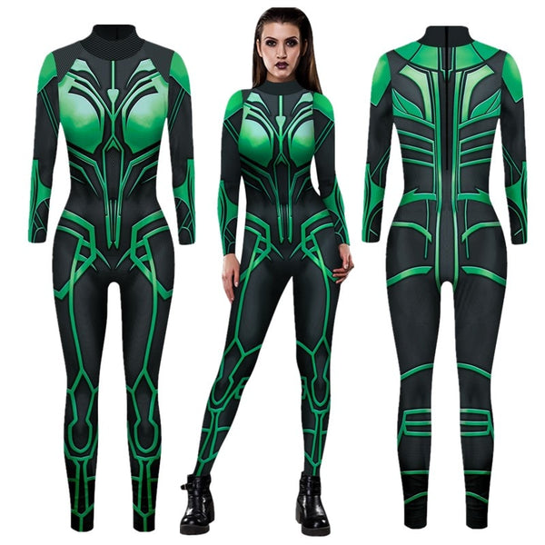 Helala Cosplay Adult Kids Sexy Jumpsuit Catsuit Character Costumes Zentai Women Bodysuit Fancy Dress