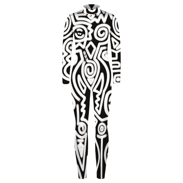 Boys Girls Cosplay Costumes Attack oOn Titan Jumpsuits Zentai Anime Printed Bodysuits Art Body Muscles Suit for Kids Children