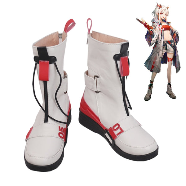 Unisex Anime Cos Arknights Nian Cosplay Boots Custom Made