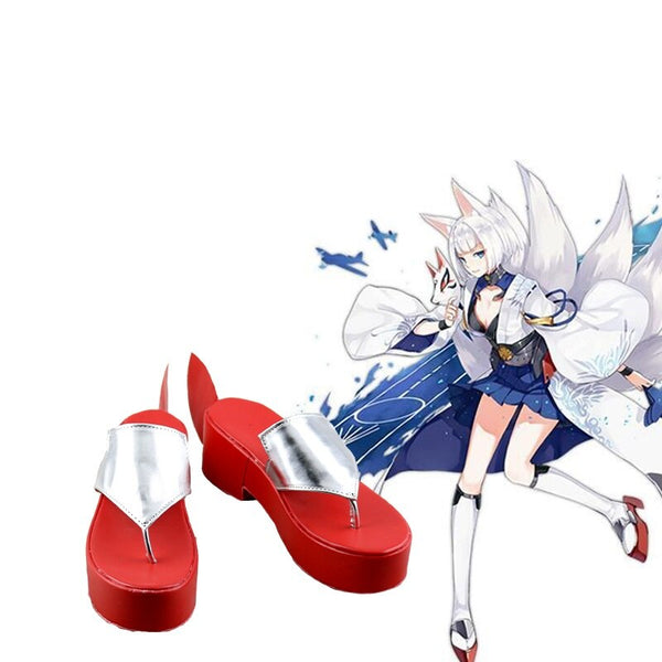 Unisex Anime Cos Azur Lane Kaga Cosplay Stiefel Schuhe Halloween Weihnachtsfeier Nach Maß 