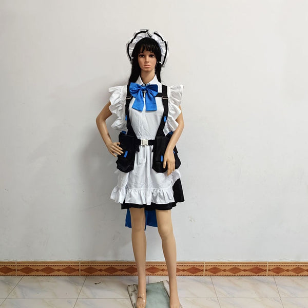 Blue Archiveve Asumama Tokiki Maid Dress Cosplay Party Christmas Costume Halloween Customize Any Size