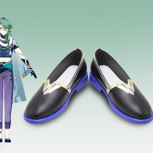 Anime Cosplay Genshing and Impacts Baizhuhu Shoes Boots Adult Halloween Party Costume Accessories