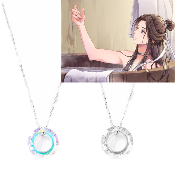 Anime Tian Guan Ci Fu Xie Lian Necklace Cosplay Jewelry Heaven Official’s Blessing  Pendant Unisex Gift Accessories Props