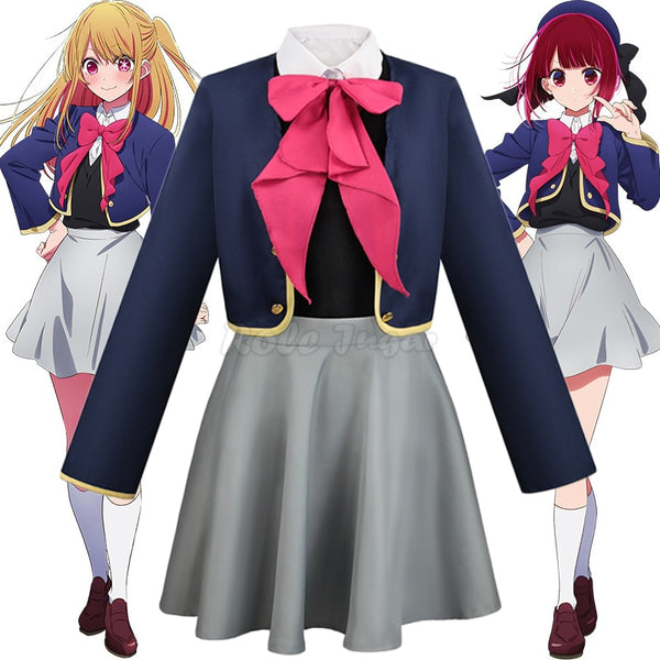 Japan Anime Oshihi No Ko Cosplay Costume Hoshinono Rubii Hoshinono Ai Halloween Carnival Party Performance Outfits For Women Girls