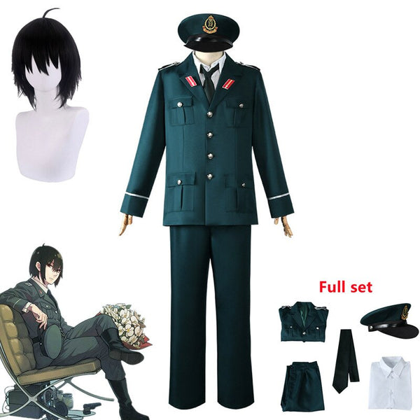 Spy X Anime Family Yuri Briar Cosplay Costume Green Suit Pants Hat Full Set Military Uniform Halloween Carnival Clothes