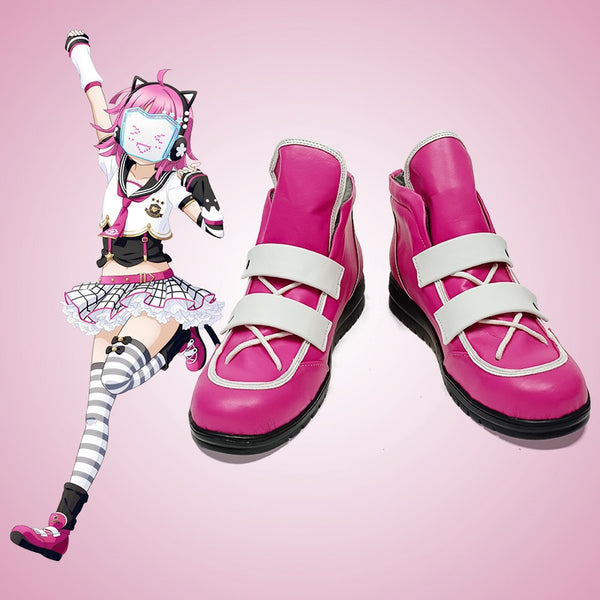 Anime Cosplay  Boots Love Live Nijigasaki Tennoji Tennouji Rina Customize Shoes Halloween Aksesori Dibuat Sesuai Pesanan