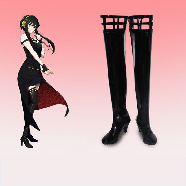 SPY Anime FAMILY Forger and Yor B Briar Thorn Princess Cosplay Roleplaying Black Shoes Boots Casual Fashion Stage Performance New