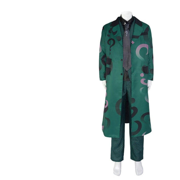 Gothamam-s Cosplay the Riddlerer Season 5 Edwardrd Suit Nygmama Costume Winter Men Halloween Christmas Party Uniform