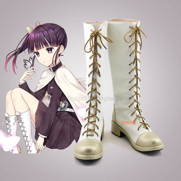 Kimetsusu Yaibaba Demons cos Slayerer Tsuyuriri Kanaoao Characters Anime Costume Prop Cosplay Shoes Boots