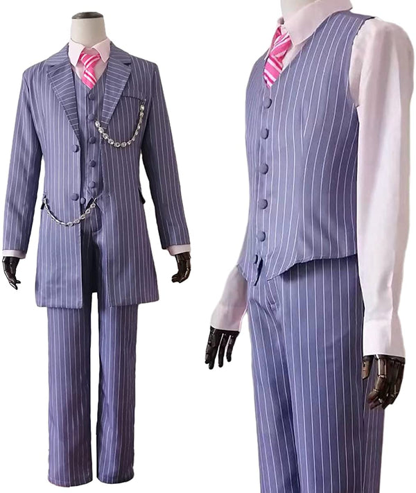 Tokyo Bontenen Haruchiyoyo Sanzuzu Cosplay Anime Costumes 6PCS Sets Vest Coat Suit Casual Daily Wearing Christmas Holiday Gift