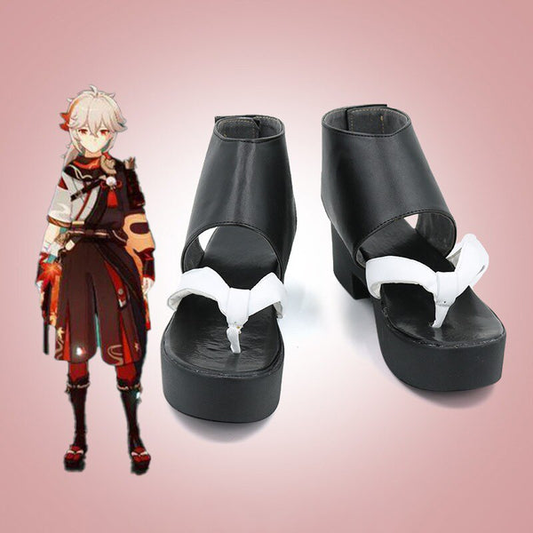 New Anime Game Genshing and Impacts Kiryuyu Kazuhaha Cosplay Women Shoes Boots Props Halloween Party Accessories Customization Cheap