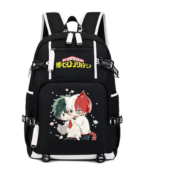Unisex Anime Cartoon My Hero Academia Midoriya Izuku Travel Rucksack Casual Schoolbag Student Backpacks