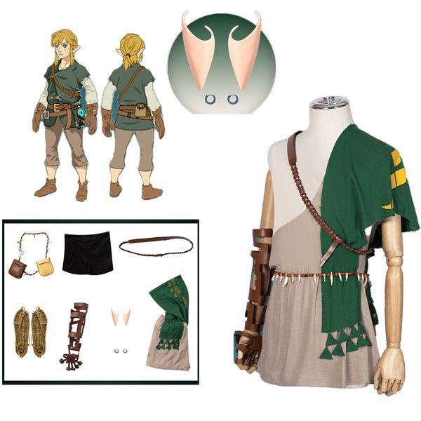 Zelda Games Link Cosplay Costumes Clothing Comic-Con Party  Fancy Halloween  Set