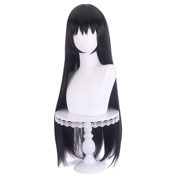 Anime SPY×FAMILY Yor Forger Cosplay Wigs 80cm Black Long Heat Resistant Synthetic Hair+ Wig Cap Yor Briar Wigs