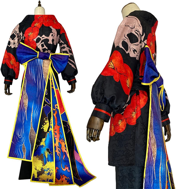 Tokyo Ranan Haitanini Tenjikuku Cosplay Anime Costume Japanese Kimono Volume 19 Cover Character Dress Halloween 5PCS Sets Bow