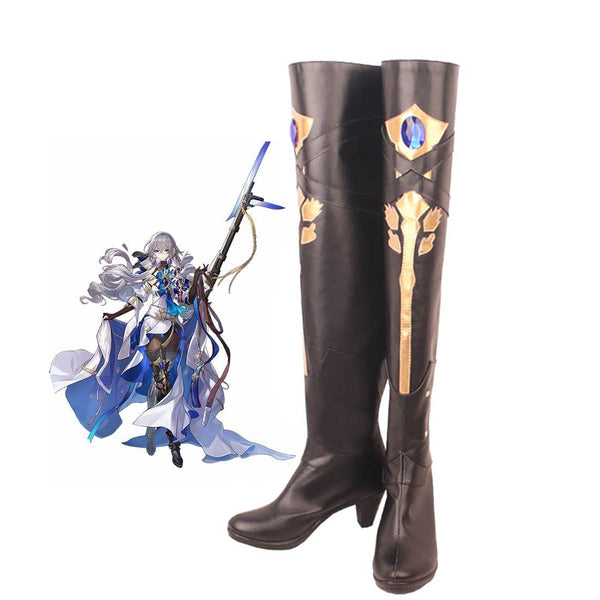 Honkaiai Stars Railil Bronyaya Zaychikik Cosplay Boots High Heel Shoes Custom Made