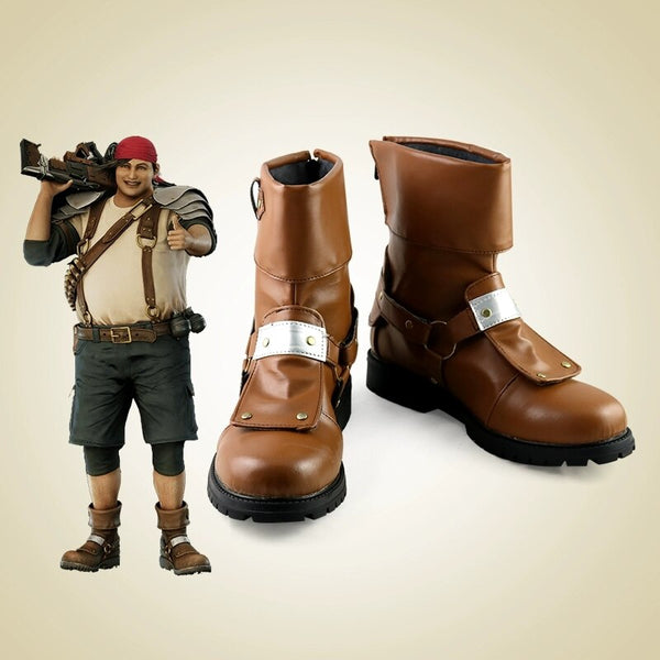 Game Anime VFF7 FF VII Wich Halloween Carnival Party Cosplay Shoes Boots Costume  Accessorie