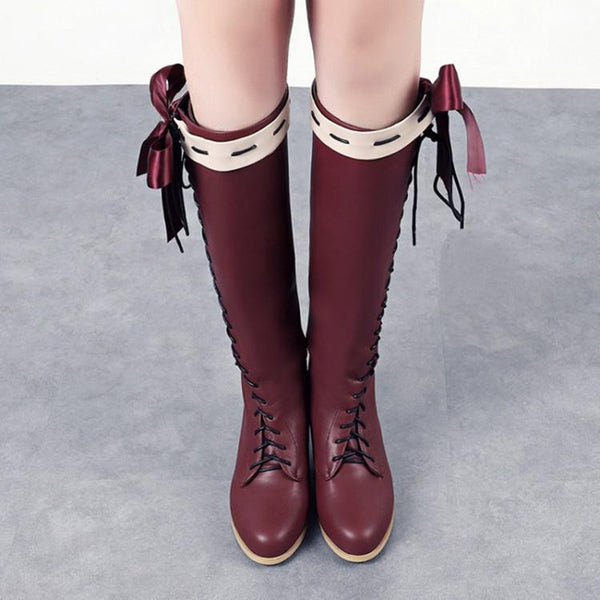 Anime Cosplay Boots Violetet Evergardenen Lolita Shoes Customized Ladies Fashion Leisure Cartoon Lolita Shoes