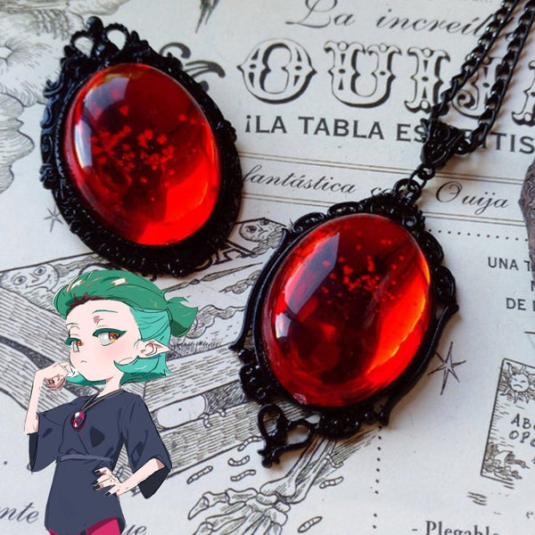 Anime The Owl oh House Amityty Necklace Cosplay Jewelry Crystal Pendant Unisex Gift Accessories Props