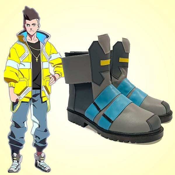 New Game Anime HOLOUNun Davids a Martinezs Cosplay Shoes Boots  Halloween Party Costume Accessories Custom Made